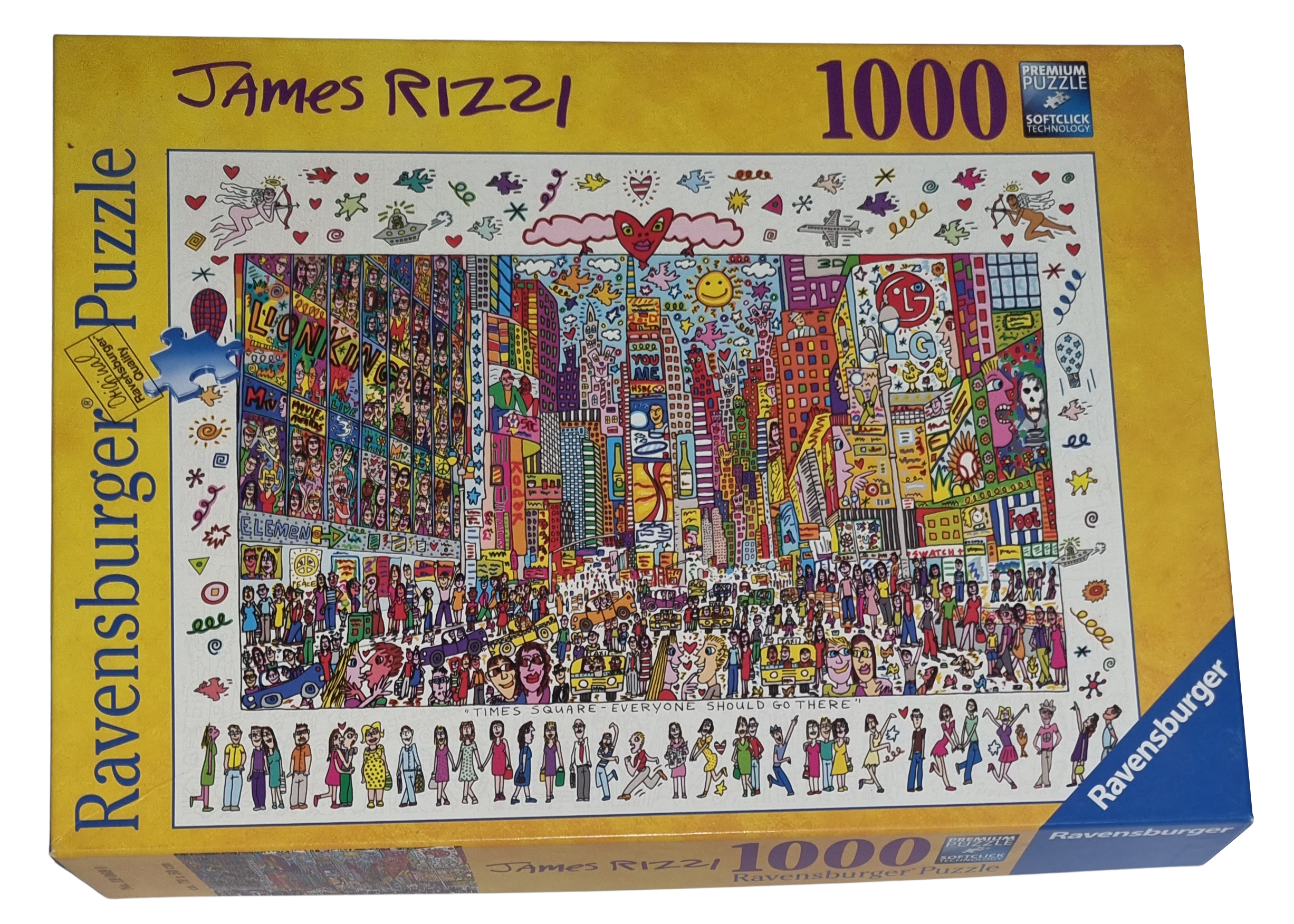 James Rizzi: Times Square. Puzzle 1000 Teile